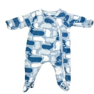 Nordstrom Baby Whales Footie Sleeper